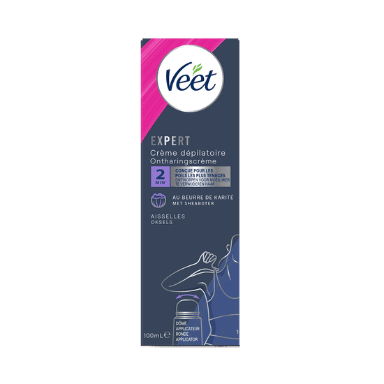 Veet Expert Crème dépilatoire – Aisselles, 100ml | Veet