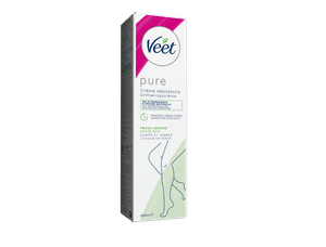 Veet Pure Crème dépilatoire pour peaux sèches – Jambes & Corps, 200ml | Veet